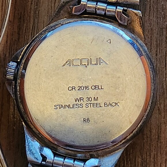 Timex Acqua Wristwatch Stainless Steel Men's Watch 90s Watch - Picture 6 of 6